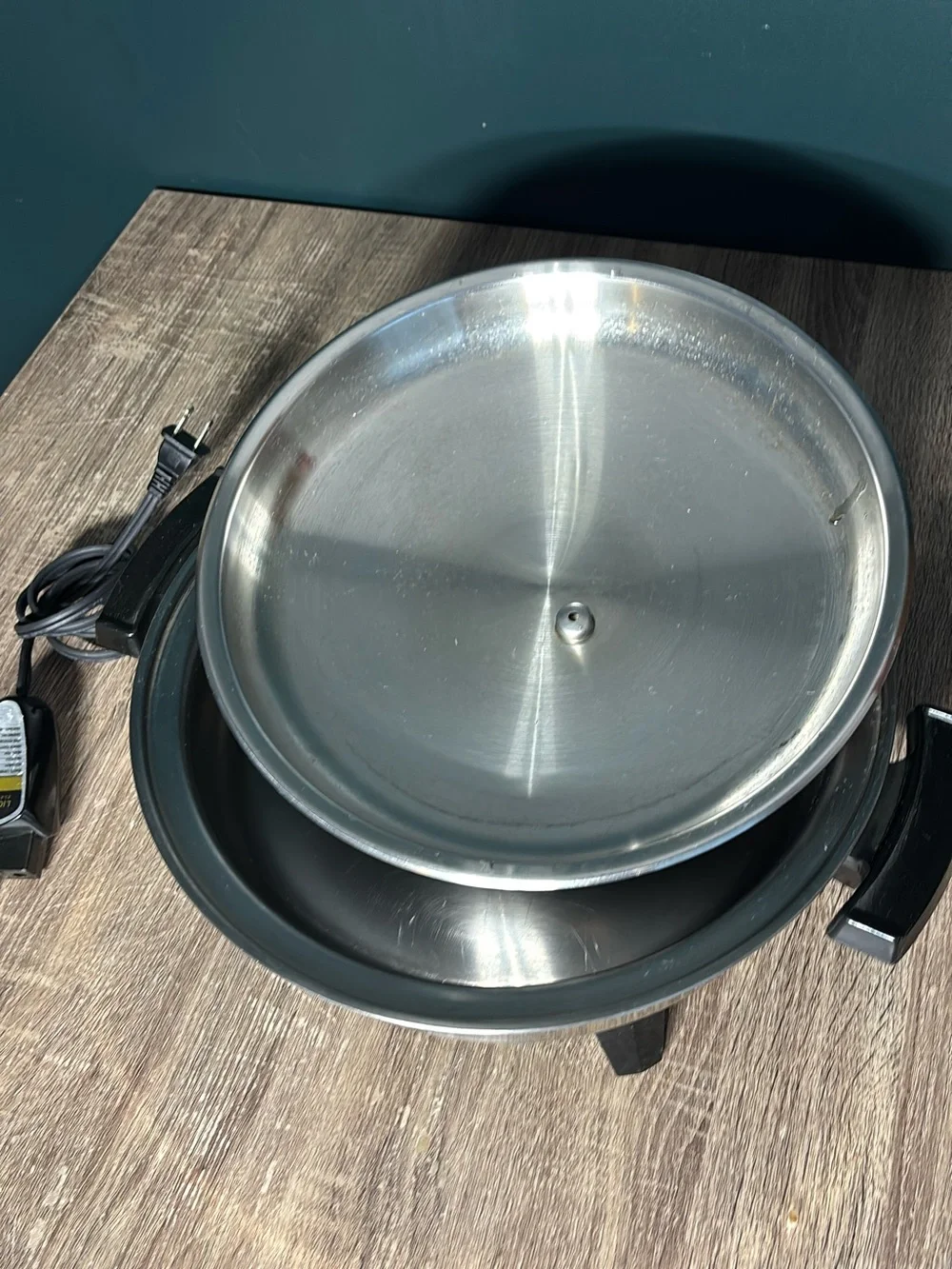 Liquid Core Stainless Steel Electric Skillet